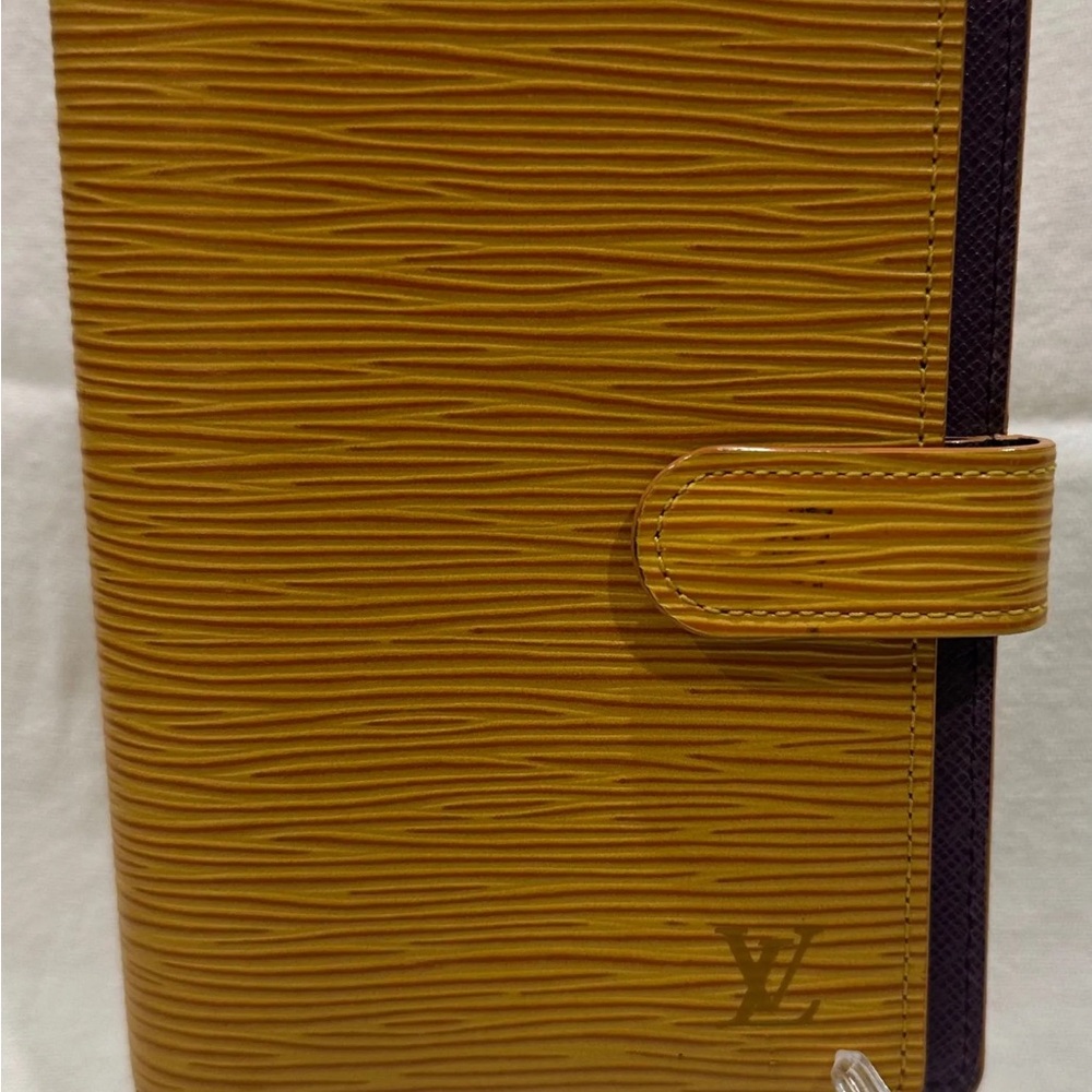 Louis Vuitton Epi Agenda gold/purple
